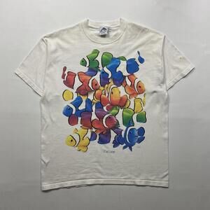 Vintage 90s Fish Colorful Tee